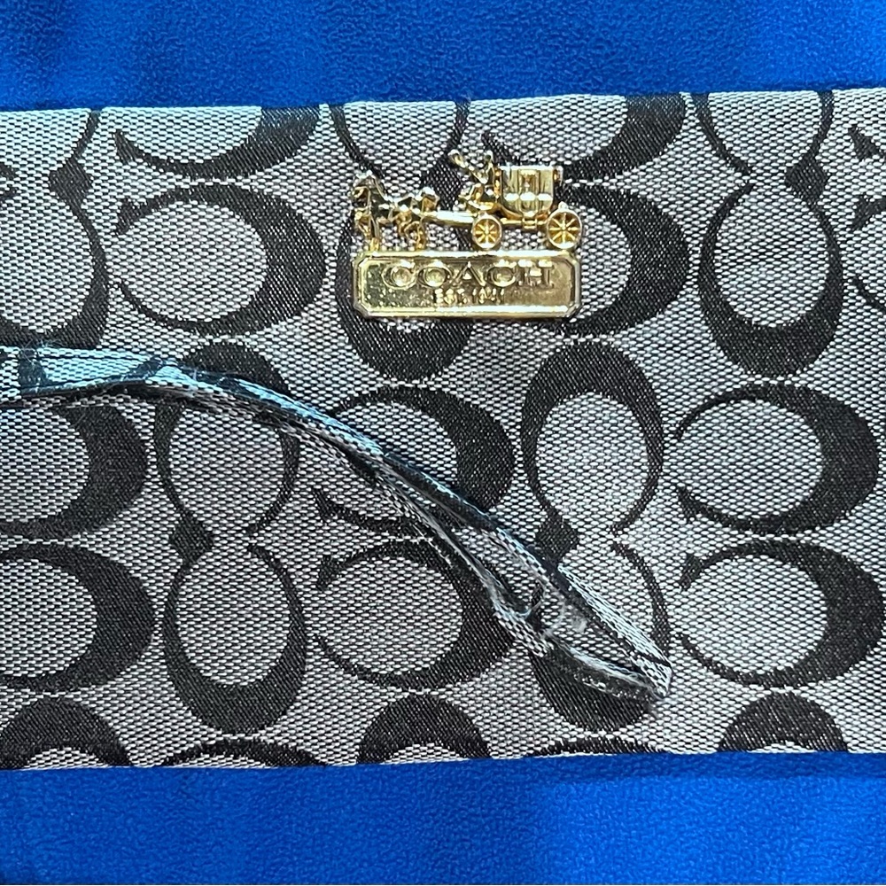 Coach Gray and Black Women's Bag